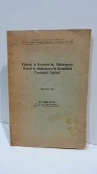 Plautus ve Terentius'un, Shakespeare Öncesi  ve Shakepeare'in Komedileri Üzerindeki Etkileri İmzalı