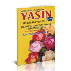 Yasini Şerif Açıklamali ve Mealli Orta Boy Sarı