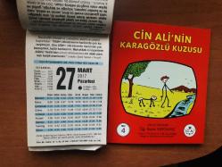 27 Mart 2017 orijinal Fazilet takvim yaprağı (Cin Ali kitabı hediyeli :)
