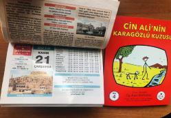 21 Kasım 2018 orijinal Resimli Ülkem & Şehrim takvim yaprağı (Cin Ali kitabı hediyeli :)