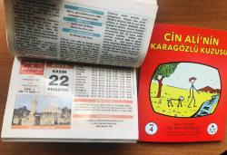 22 Kasım 2018 orijinal Resimli Ülkem & Şehrim takvim yaprağı (Cin Ali kitabı hediyeli :)