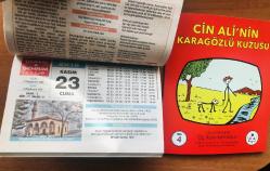 23 Kasım 2018 orijinal Resimli Ülkem & Şehrim takvim yaprağı (Cin Ali kitabı hediyeli :)