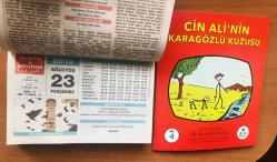 23 Ağustos 2018 orijinal Resimli Ülkem & Şehrim takvim yaprağı (Cin Ali kitabı hediyeli :)