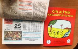 25 Ağustos 2018 orijinal Resimli Ülkem & Şehrim takvim yaprağı (Cin Ali kitabı hediyeli :)