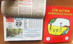 22 Temmuz 2018 orijinal Resimli Ülkem & Şehrim takvim yaprağı (Cin Ali kitabı hediyeli :)