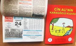 24 Temmuz 2018 orijinal Resimli Ülkem & Şehrim takvim yaprağı (Cin Ali kitabı hediyeli :)