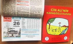 26 Temmuz 2018 orijinal Resimli Ülkem & Şehrim takvim yaprağı (Cin Ali kitabı hediyeli :)