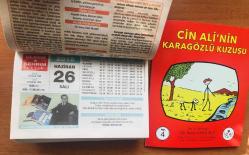 26 Haziran 2018 orijinal Resimli Ülkem & Şehrim takvim yaprağı (Cin Ali kitabı hediyeli :)