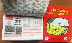 27 Haziran 2018 orijinal Resimli Ülkem & Şehrim takvim yaprağı (Cin Ali kitabı hediyeli :)