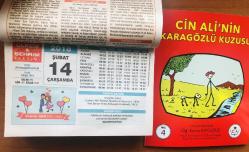 14 Şubat 2018 orijinal Resimli Ülkem & Şehrim takvim yaprağı (Cin Ali kitabı hediyeli :)