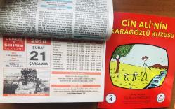 21 Şubat 2018 orijinal Resimli Ülkem & Şehrim takvim yaprağı (Cin Ali kitabı hediyeli :)