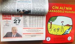 27 Şubat 2018 orijinal Resimli Ülkem & Şehrim takvim yaprağı (Cin Ali kitabı hediyeli :)