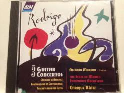 Rodrigo - 3 Guitar concertos - Concierto de Aranjuez / Fantasia para un Gentilhombre / Concerto para una Fiesto - Alfonso Moreno / CD