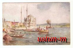 EDİTÖR E.F.ROCHAT / ORTAKÖY CAMİİ OSMANLI KARTPOSTAL...