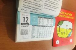 12 Eylül 2019 hediyelik orijinal Semerkand takvim yaprağı (Cin Ali kitabı hediyeli:)