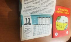 13 Ağustos 2019 hediyelik orijinal Semerkand takvim yaprağı (Cin Ali kitabı hediyeli:)