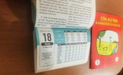 18 Ağustos 2019 hediyelik orijinal Semerkand takvim yaprağı (Cin Ali kitabı hediyeli:)