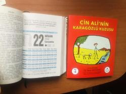 22 Nisan 2020 hediyelik orijinal Fazilet Takvim yaprağı (Cin Ali kitabı hediyeli:)