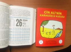 26 Nisan 2020 hediyelik orijinal Fazilet Takvim yaprağı (Cin Ali kitabı hediyeli:)