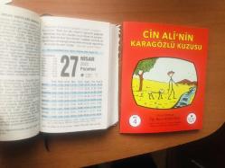 27 Nisan 2020 hediyelik orijinal Fazilet Takvim yaprağı (Cin Ali kitabı hediyeli:)