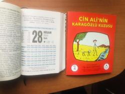 28 Nisan 2020 hediyelik orijinal Fazilet Takvim yaprağı (Cin Ali kitabı hediyeli:)