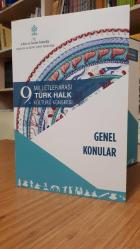 9.Milletlerarası Türk Halk Kültürü Kongresi- 5 Cilt Takım