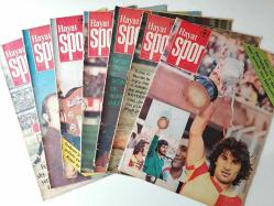 1975 SENESİ HAYAT SPOR DERGİLERİ LOTU...