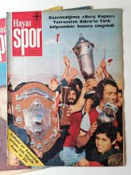 1975 SENESİ HAYAT SPOR DERGİLERİ LOTU...