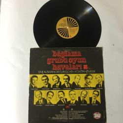BAĞLAMA GRUBU OYUN HAVALARI(A SELECTION OF TURKISH FOLK-DANCING MUSIC)(YAVUZ TOP-ALİ EKBER ÇİÇEK-YÜCEL PAŞMAKÇI) LP (ORİJİNAL BASKI ŞAHİNLER PLAK)