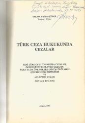 TÜRK CEZA HUKUKUNDA CEZALAR (İTHAFLI İMZALI)