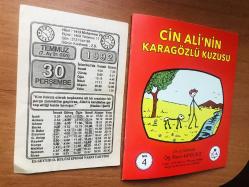 30 Temmuz 1992 orijinal takvim yaprağı (Cin Ali kitabı hediyeli:)