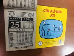 25 Mayıs 1993 orijinal İmam Hatip takvim yaprağı (Cin Ali kitabı hediyeli:)