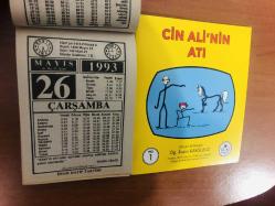 26 Mayıs 1993 orijinal İmam Hatip takvim yaprağı (Cin Ali kitabı hediyeli:)