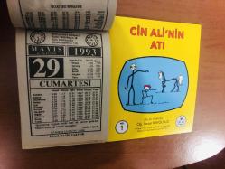 29 Mayıs 1993 orijinal İmam Hatip takvim yaprağı (Cin Ali kitabı hediyeli:)