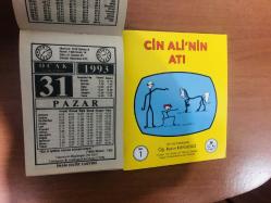 31 Ocak 1993 orijinal İmam Hatip takvim yaprağı (Cin Ali kitabı hediyeli:)