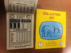11 Ağustos 1993 orijinal İmam Hatip takvim yaprağı (Cin Ali kitabı hediyeli:)