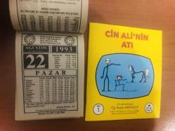 22 Ağustos 1993 orijinal İmam Hatip takvim yaprağı (Cin Ali kitabı hediyeli:)