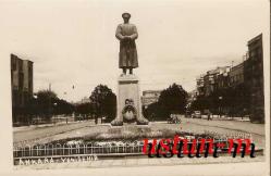 ANKARA YENİŞEHİR ATATÜRK HEYKELİ ESKİ FOTOKART....