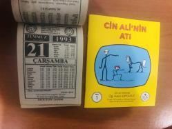 21 Temmuz 1993 orijinal İmam Hatip takvim yaprağı (Cin Ali kitabı hediyeli:)