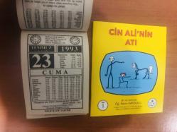 23 Temmuz 1993 orijinal İmam Hatip takvim yaprağı (Cin Ali kitabı hediyeli:)