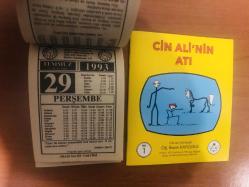 29 Temmuz 1993 orijinal İmam Hatip takvim yaprağı (Cin Ali kitabı hediyeli:)