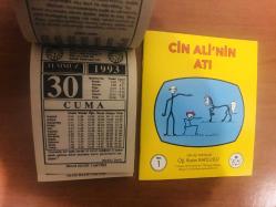 30 Temmuz 1993 orijinal İmam Hatip takvim yaprağı (Cin Ali kitabı hediyeli:)