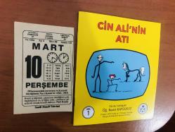 10 Mart 1994 orijinal Saatli Maarif takvim yaprağı (Cin Ali kitabı hediyeli:)