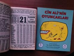21 Kasım 1994 orijinal Fazilet takvim yaprağı (Cin Ali kitabı hediyeli:)