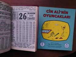 26 Kasım 1994 orijinal Fazilet takvim yaprağı (Cin Ali kitabı hediyeli:)