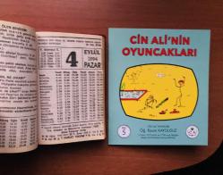 Efemera - 4 Eylül 1994 orijinal Fazilet takvim yaprağı (Cin Ali kitabı hediyeli:) - kitantik - kitaLog