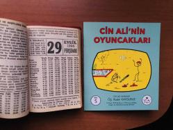 29 Eylül 1994 orijinal Fazilet takvim yaprağı (Cin Ali kitabı hediyeli:)