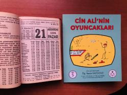 21 Ağustos 1994 orijinal Fazilet takvim yaprağı (Cin Ali kitabı hediyeli:)