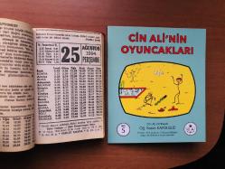 25 Ağustos 1994 orijinal Fazilet takvim yaprağı (Cin Ali kitabı hediyeli:)