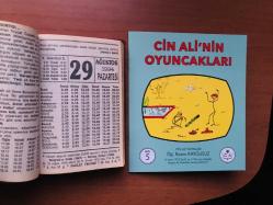 29 Ağustos 1994 orijinal Fazilet takvim yaprağı (Cin Ali kitabı hediyeli:)